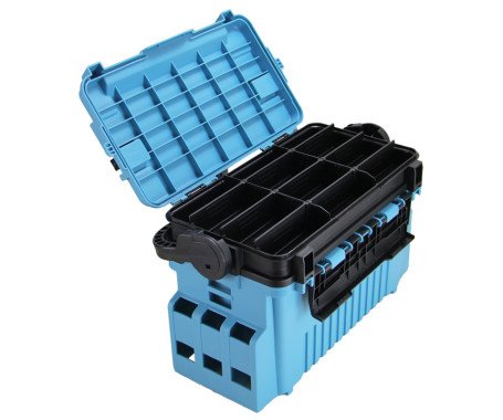AQUA MARINE - Fishing Tackle Box - Multiple Colors Available (Medium Size)